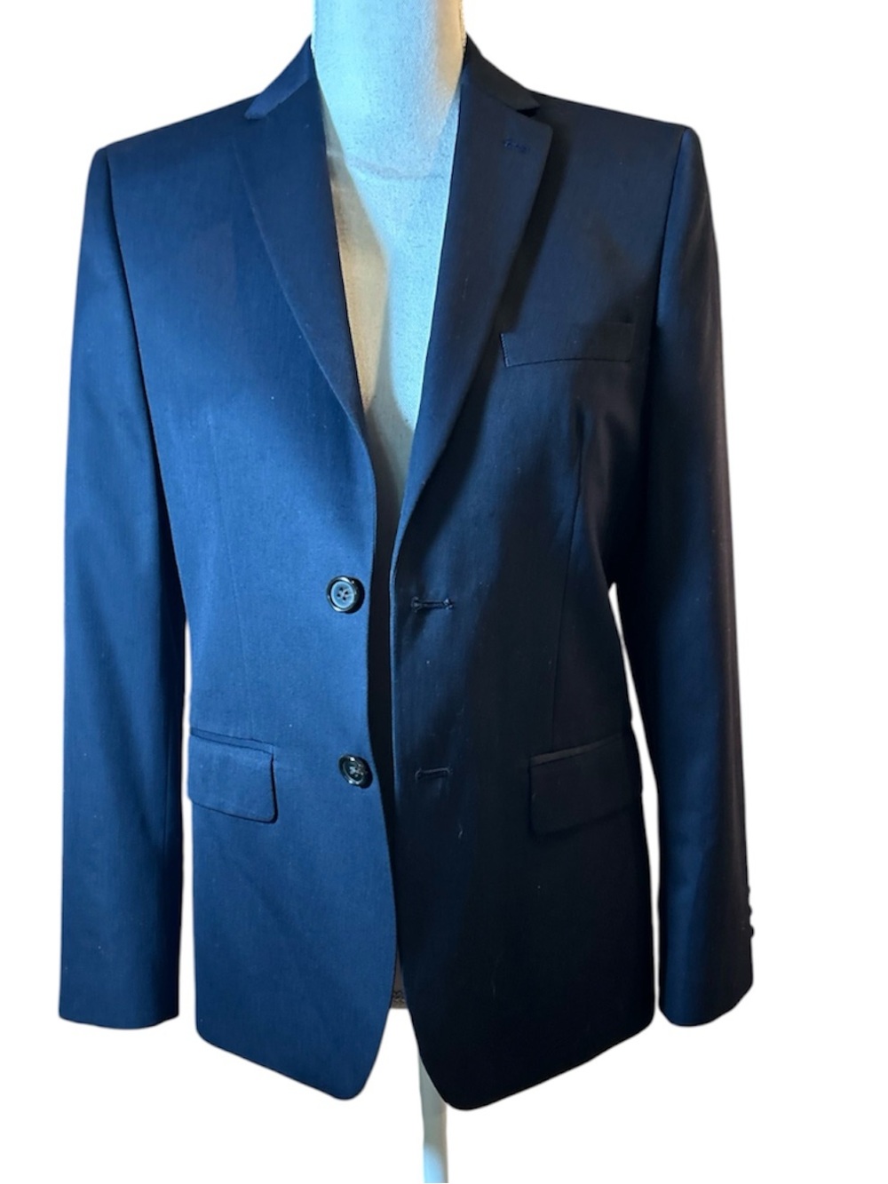 Lauren Ralph Lauren Navy Blazer - Tailored Two-Button Jacket